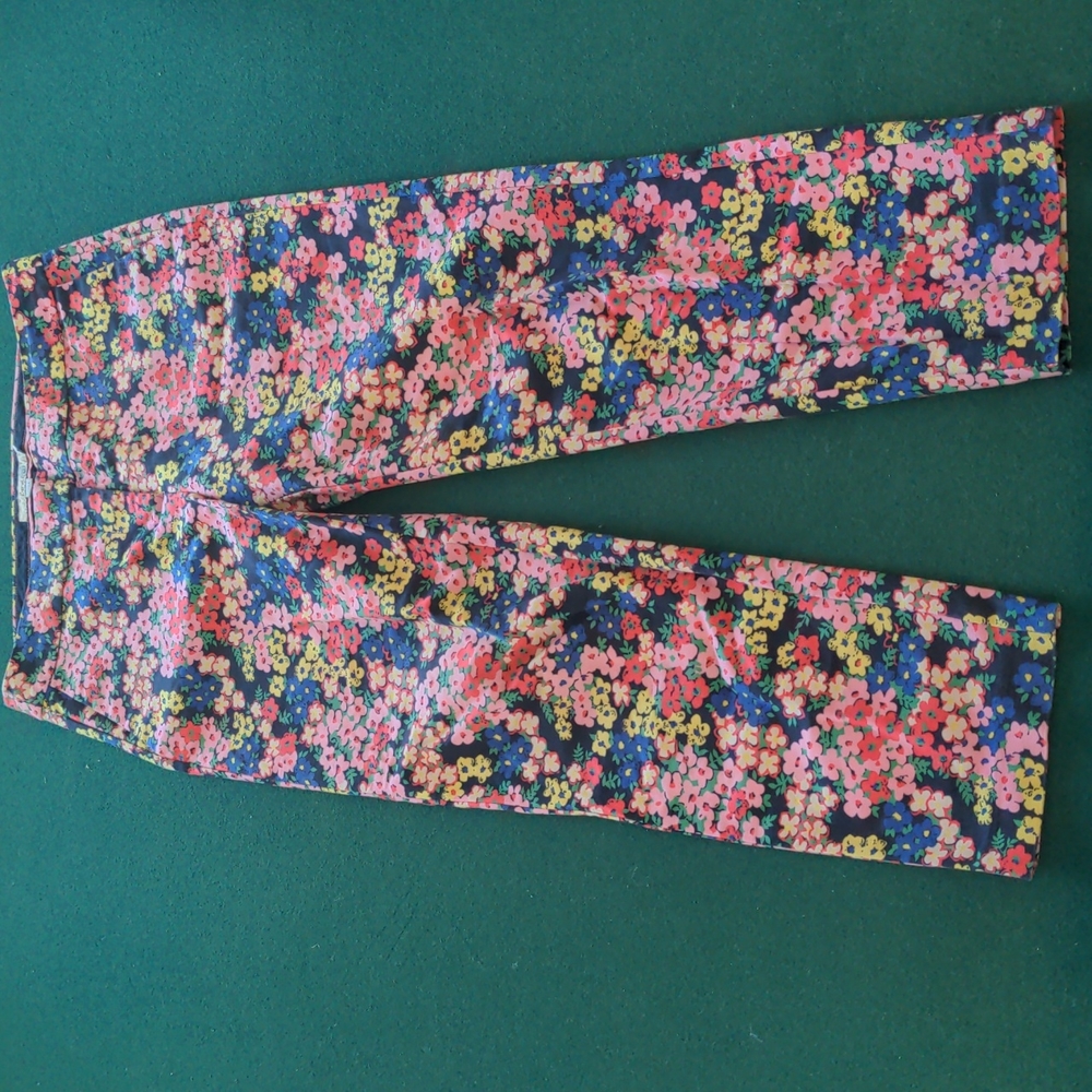 Boden floral cropped pants - size 4